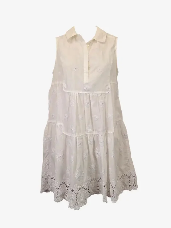 Limited edition dresses for collectorsDiane von Furstenberg Embroidered Dahlias Dress Size 6