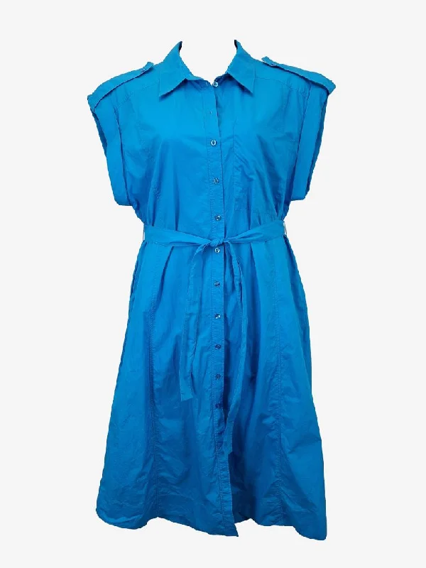 Party dresses for womenCue Structed Vibrant Sky Belted Dress Size 16