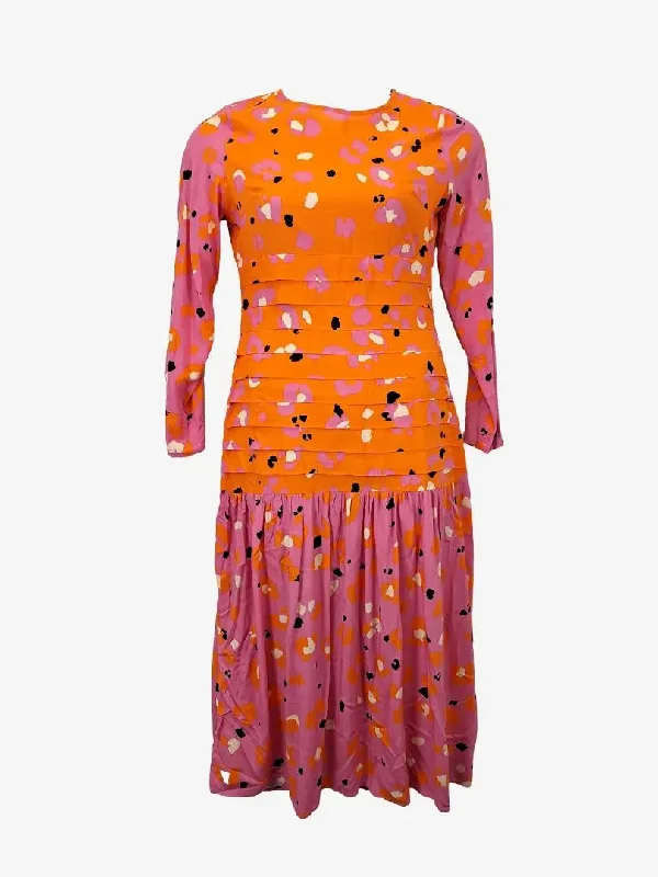 Solid color dresses for womenNever Fully Dressed Pleated Spring Dress Size 12