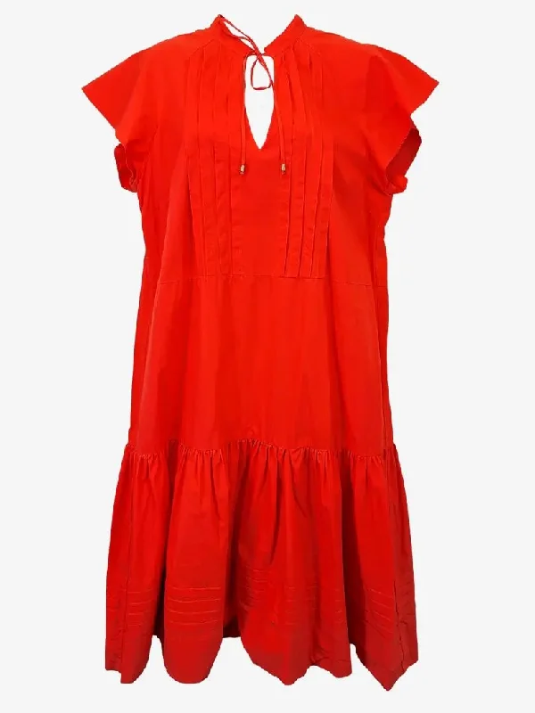 Bodycon dresses for womenElms + King Coral Pleat Panel Tiered Summer Dress Size M