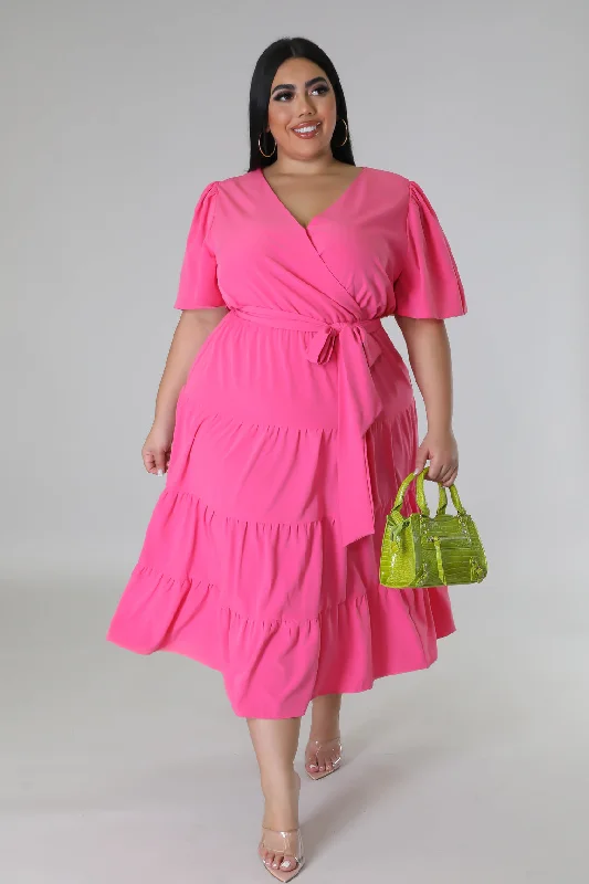 Solid color dresses for womenCan We Talk Dress