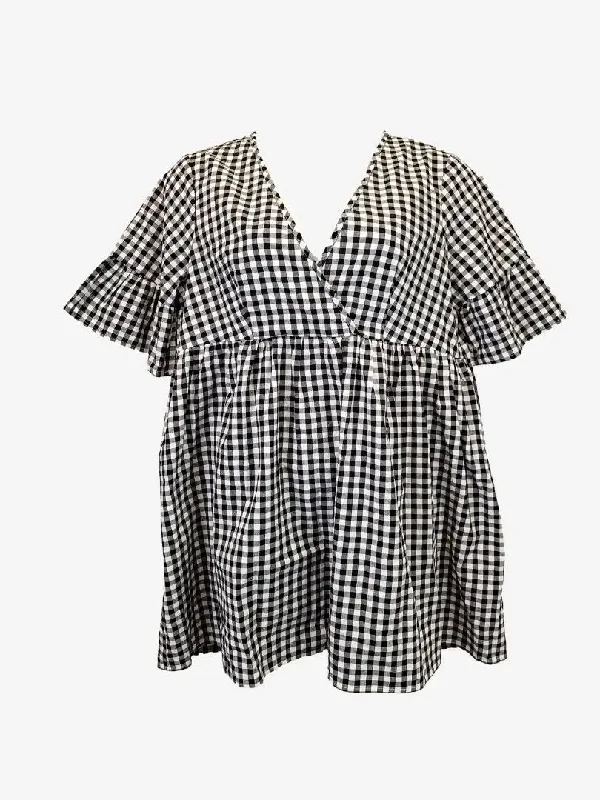 Workout dresses for active lifestylesAtmos & Here Sweet Gingham Crossover Picnic Dress Size 14