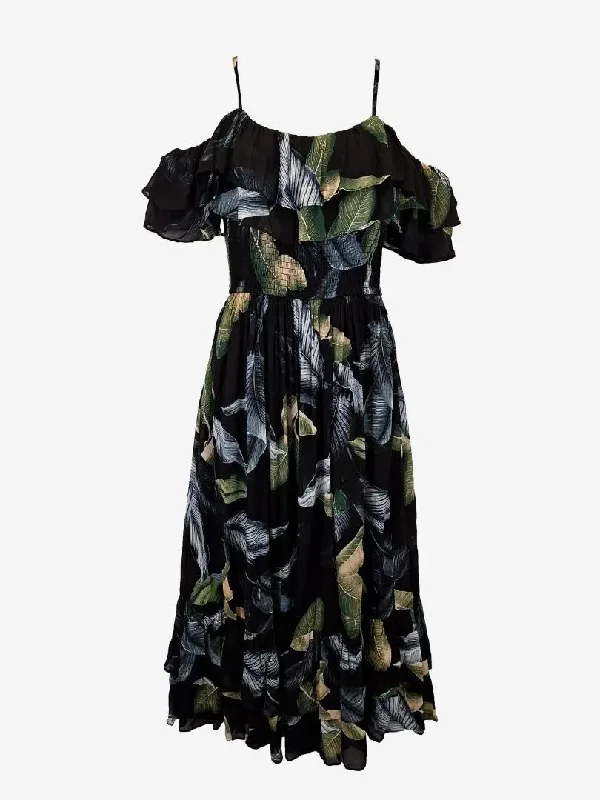 Statement dresses for making a fashion statementWitchery Floral Drop Shoulder Dress Size 10
