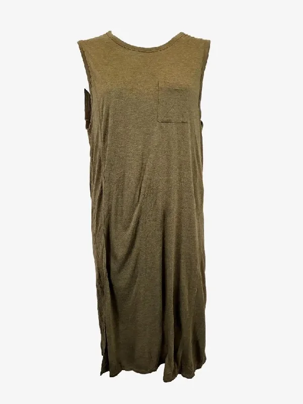 Summer dresses for hot weatherAlexander Wang Double Layered Khaki Dress Size L