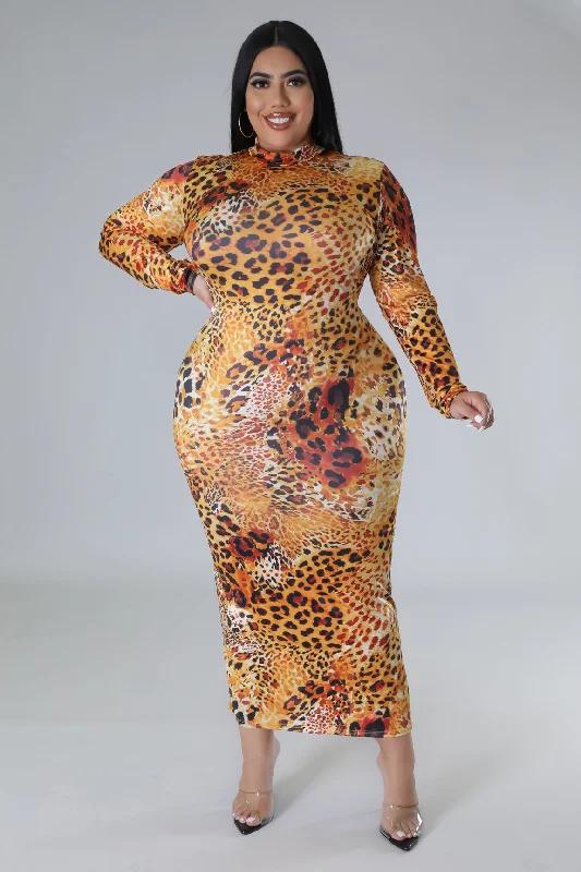 V-neck dresses for womenFierce Looks Dress