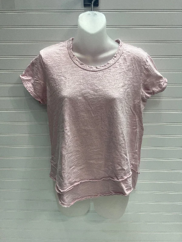Navy blue women's topsTop Short Sleeve Basic By Wilt  Size: Xs