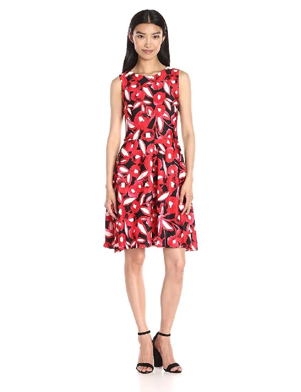 Vintage women's dressesTaylor - Jewel Neck Floral Print Dress 8410MSC