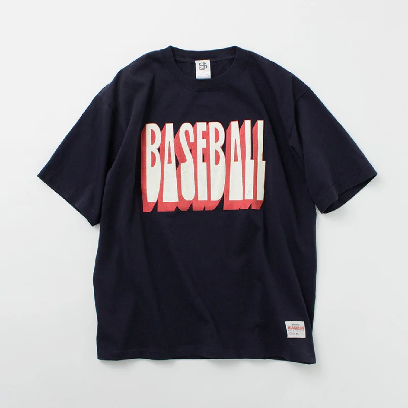 tops with buttons down the front for menJHANKSON / BASE BALL short sleeve T-shirt