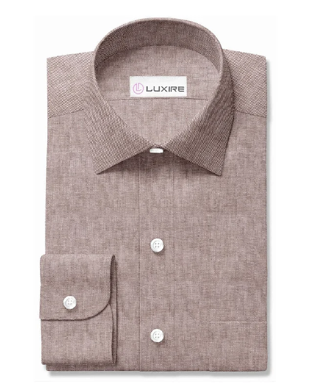 en's wear jacketsLinen:Brown White Light Canvas