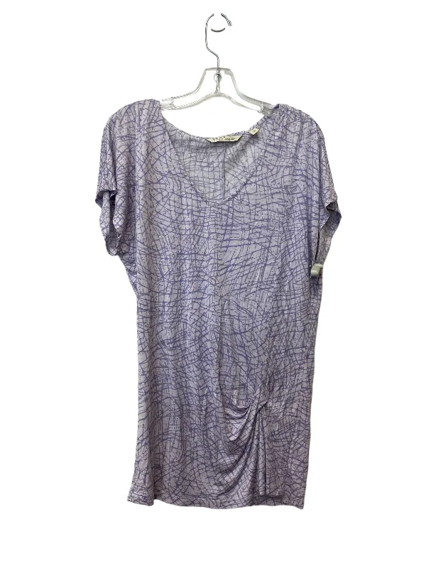 Scoop neck women's topsPurple Top Short Sleeve Clothes Mentor, Size S
