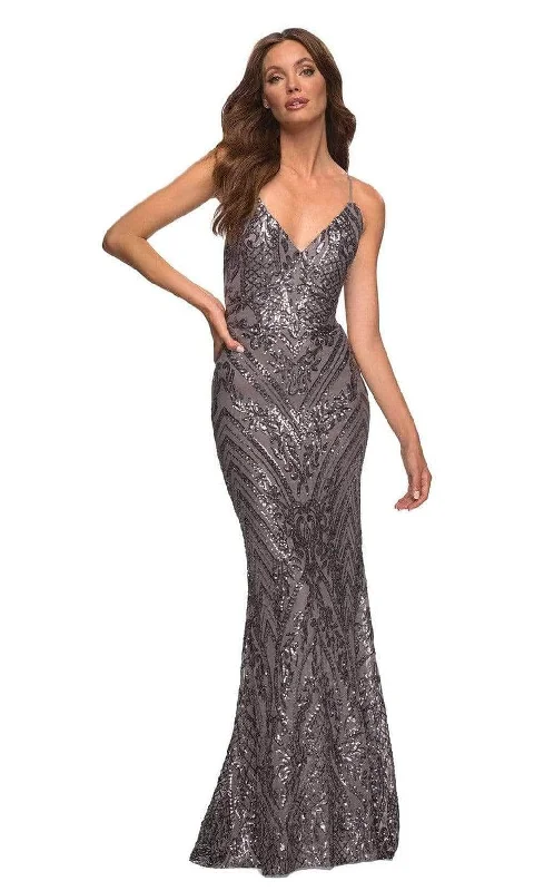 Bohemian women's dressesLa Femme 30496SC
