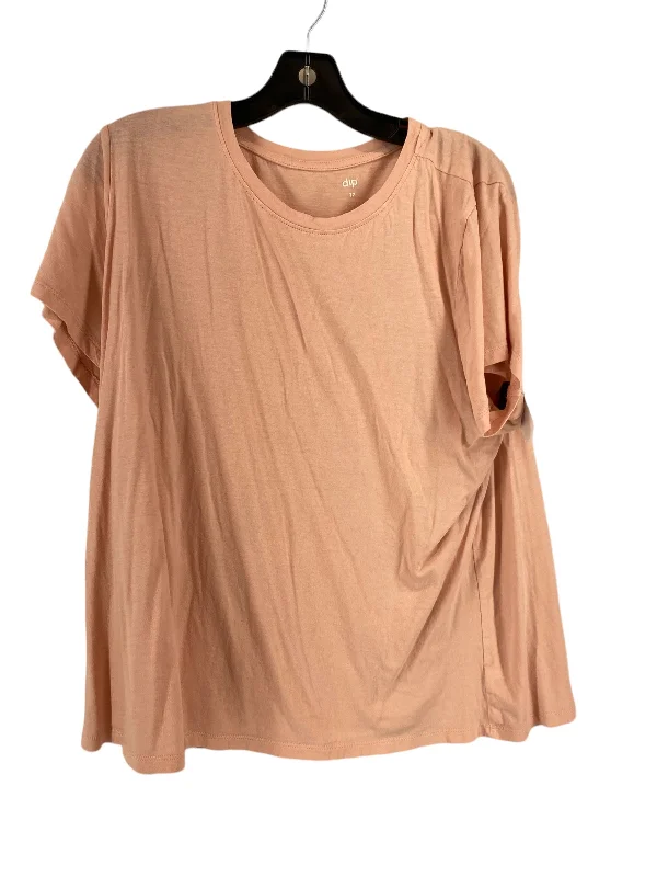 Fitted women's topsTop Short Sleeve Basic By Dip  Size: 1x