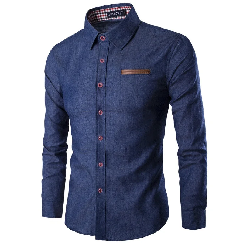 thermal tops for menCasual Business Men Dress Shirts