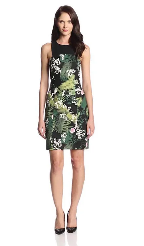 Short and sweet dresses for womenAdrianna Papell - Printed Halter Fitted Cocktail Dress 16PD77170SC