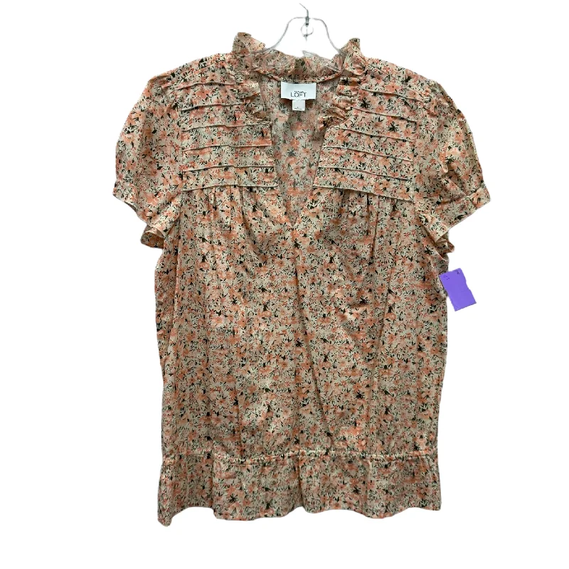 Solid color women's topsTop Short Sleeve By Loft  Size: L