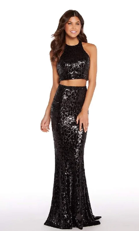 Smock dresses for womenAlyce Paris - Full Sequin Two Piece Fitted Evening Gown 60038SC