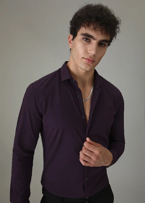cardigans for menImperial Purple Wrinkle Free Shirt