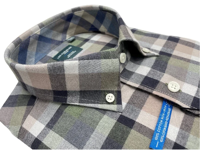 western-style shirts for menLeo Chevalier Long Sleeve Sport Shirt Tall Sizes - 529480/QT