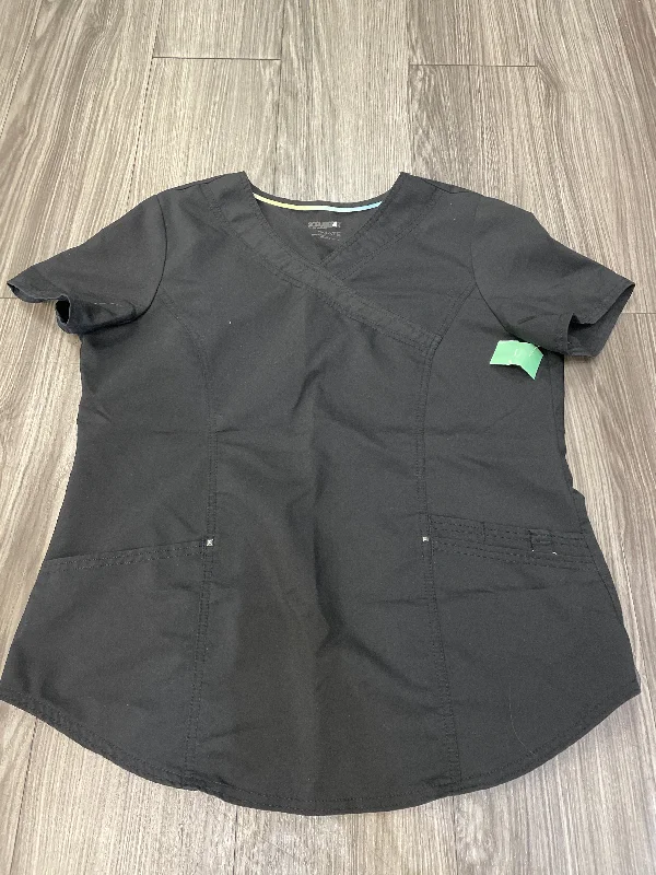 Travel women's topsBlack Top Short Sleeve Clothes Mentor, Size M