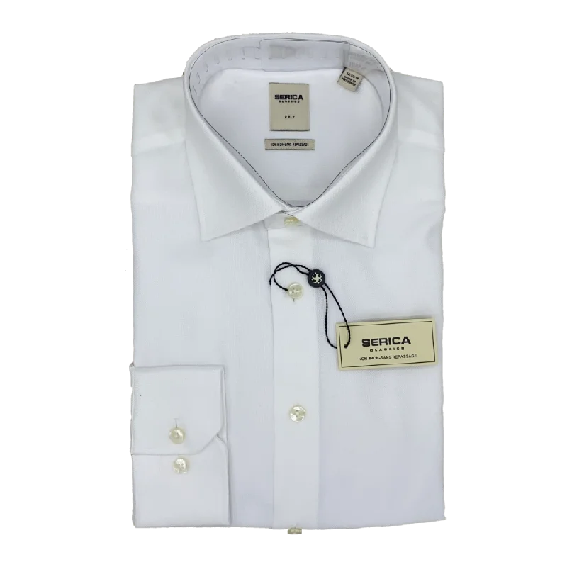 fair isle sweaters for menSerica Classics Semi Tapered Non-Iron 2 Ply Cotton Dress Shirt - C-325 01