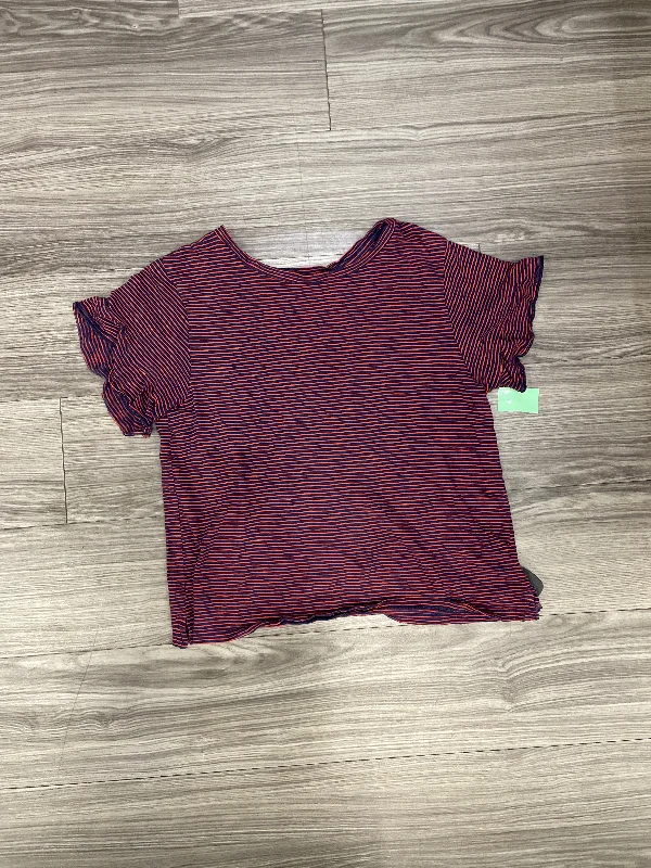 Water-resistant women's topsStriped Pattern Top Short Sleeve Old Navy, Size S