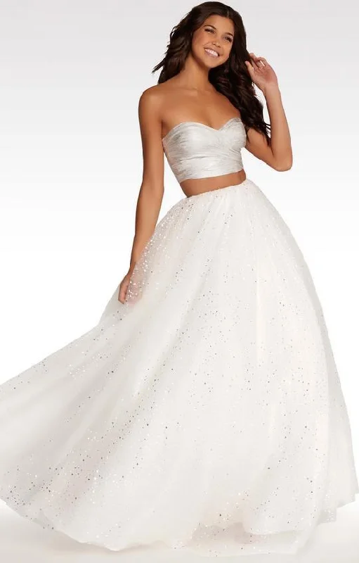 Custom-made dresses for personalized fitsAlyce Paris - Embellished Two Piece Tulle Evening Gown124SC