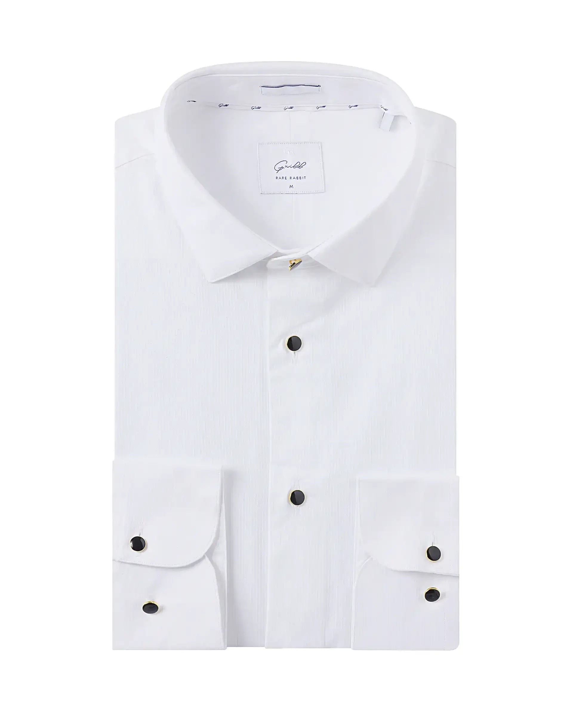 turtle necks for menRare Rabbit Men Utah White Full Sleeve Regular Fit Premium Business Solid Shirt