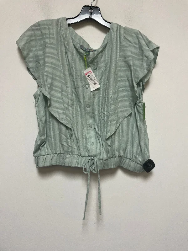 Abstract print women's topsTop Short Sleeve By Good Luck Gem  Size: Xl