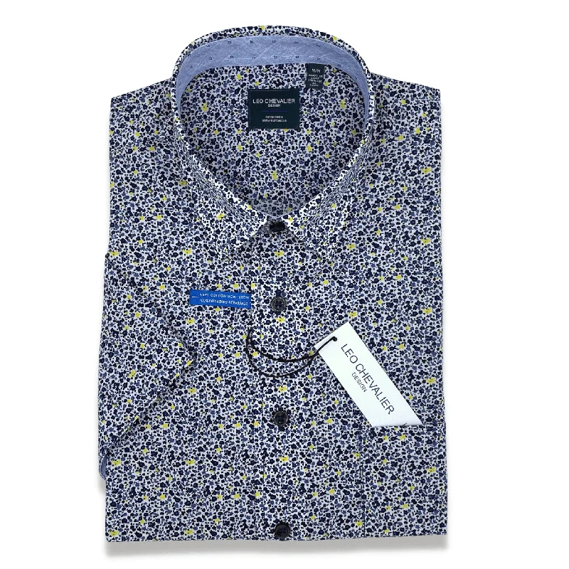 blouses for menLeo Chevalier Short-Sleeve Sports Shirt - 528354/QT - 1600