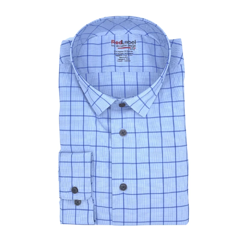 striped shirts for menLeo Chevalier Long Sleeve Check Sport Shirt - 426141 - Assorted Colours