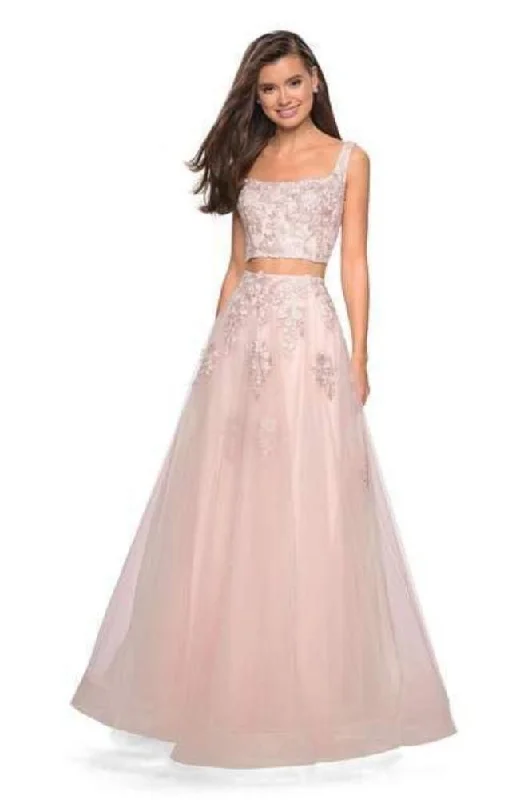 Lace dresses for womenLa Femme 27489 - Two Piece Tulle Dress