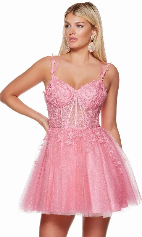 Winter dresses for cold weatherAlyce Paris 3121 - A Line Homecoming Dress