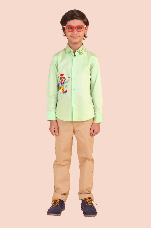 blouses for menPre-Order: Shirt with  Joker Embroidery