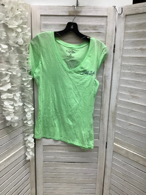 Checkered women's topsTop Short Sleeve Basic By Clothes Mentor  Size: M