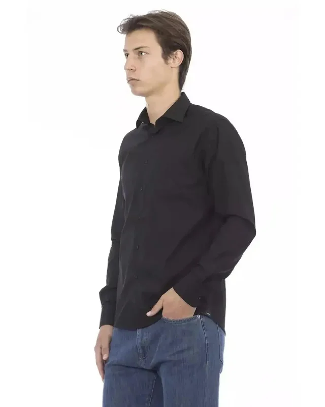 sports coats for menBaldinini Trend Men's Black Cotton Shirt - M