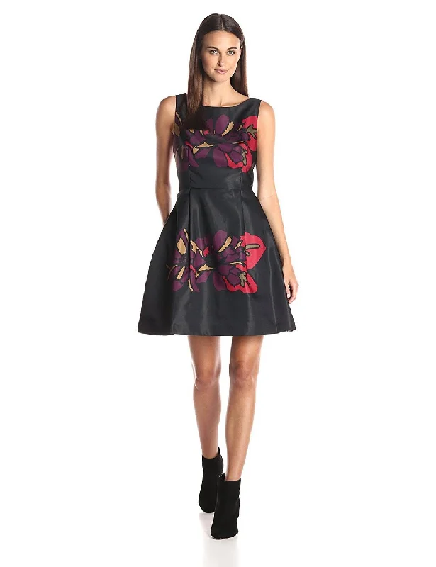 Wrap dresses for womenTaylor - Sleeveless Floral Print Short Dress 8476MSC