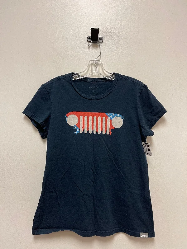 Athletic women's topsBlue Top Short Sleeve Clothes Mentor, Size Xl