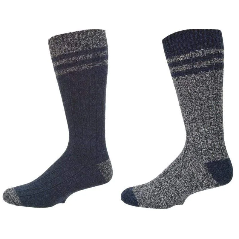 tops with removable hoods for menWool Blended Crew Marled Men 2 Pair Pack Outdoor Hiking Socks