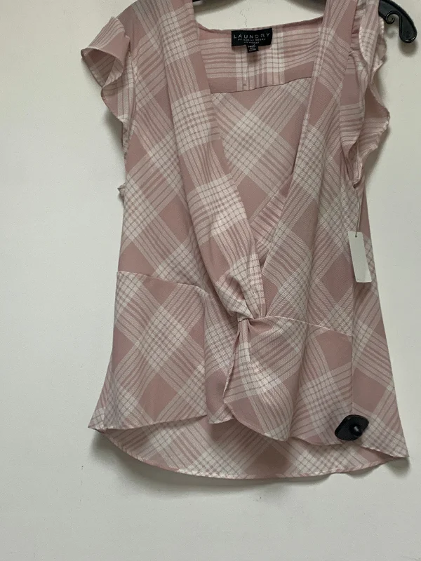 Petite women's topsTop Short Sleeve By Laundry  Size: Xl