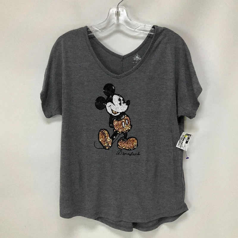 Olive green women's topsTop Short Sleeve By Disney Store  Size: Xs