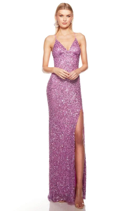 Round-neck dresses for womenAlyce Paris 88002 - Low Open Back Dress