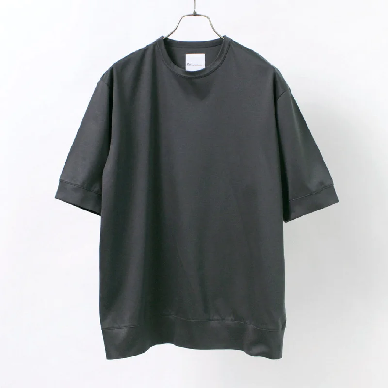 quilted jackets for menRE MADE IN TOKYO JAPAN / Half Sleeve Wide Dress T-Shirt