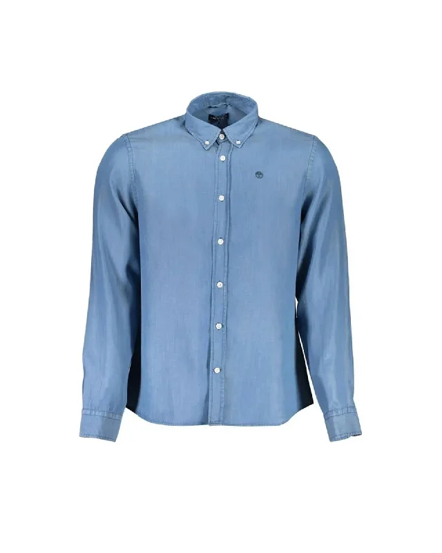 turtlenecks for menNorth Sails Men's Blue Lyocell Shirt - M