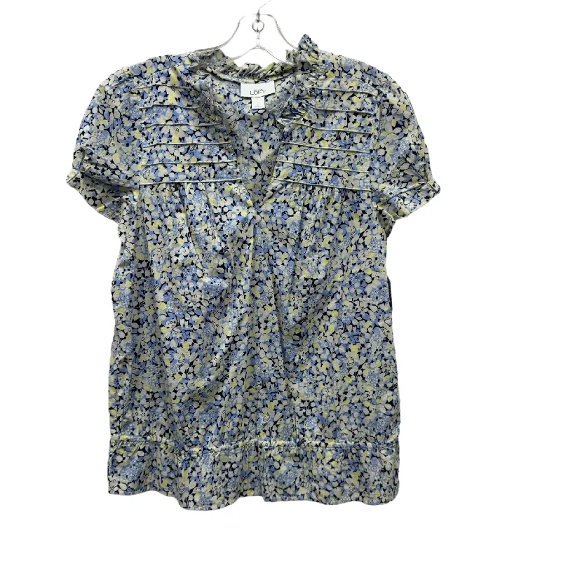 Polka dot women's topsTop Short Sleeve By Loft  Size: L