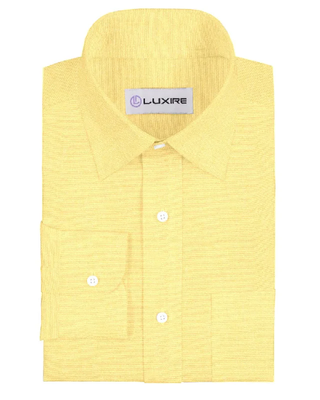 loungewear tops for menBrisbane Moss Chambray - Yellow