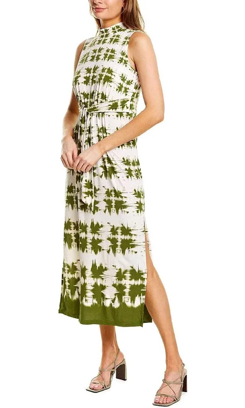 Sweetheart neckline dresses for womenLondon Times T5694M - Printed Sleeveless Long Dress