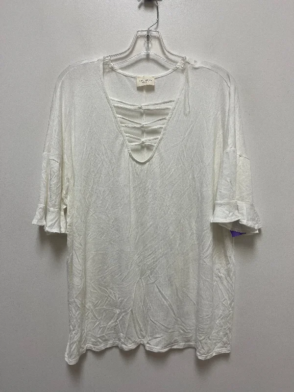 Running women's topsTop Short Sleeve Basic By 143 Story  Size: 2x
