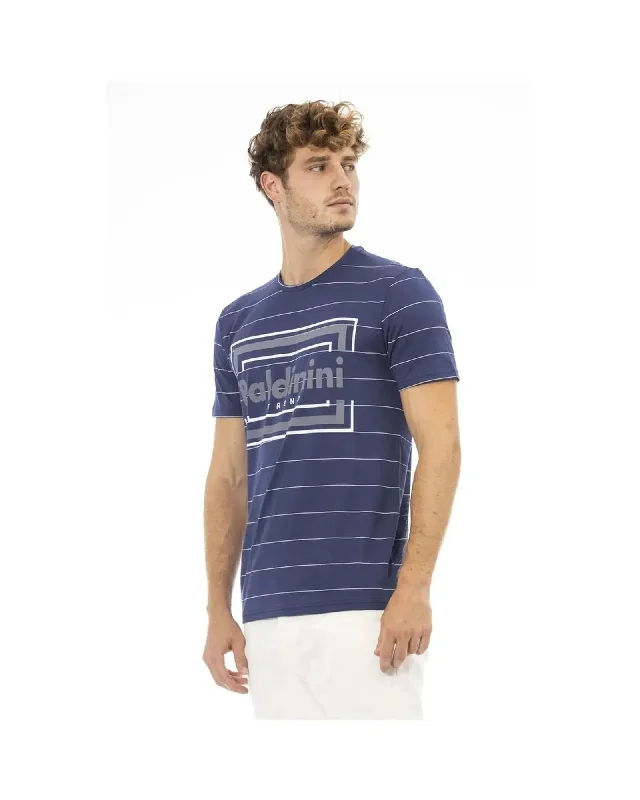 formal blazers for menBaldinini Trend Men's Blue Cotton T-Shirt - L
