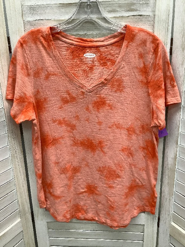 Ruffled women's topsTop Short Sleeve Basic By Old Navy  Size: M