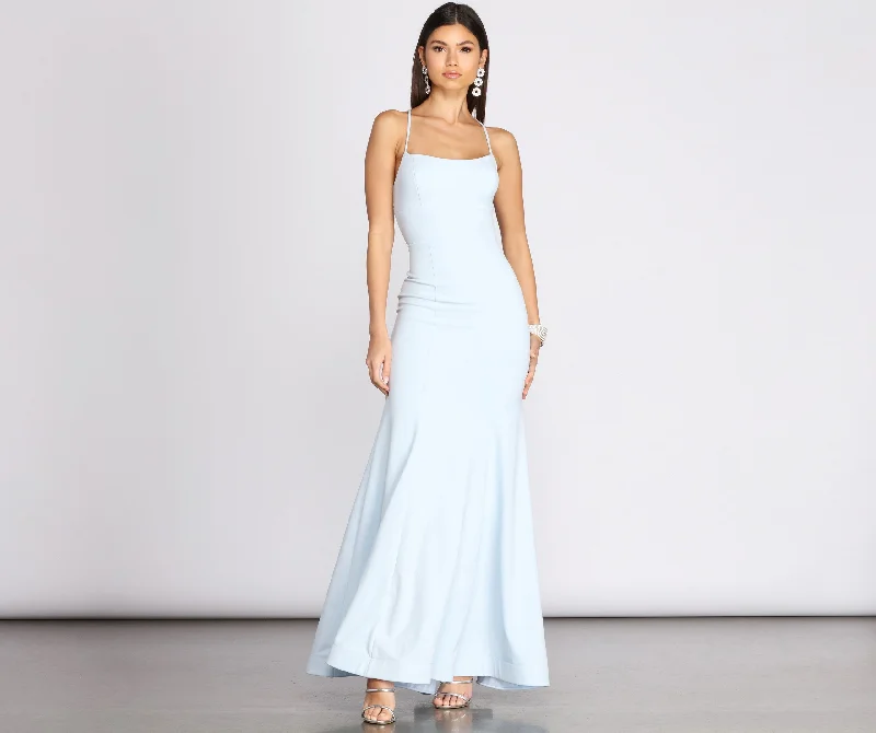 Spring dresses for blossoming stylesBillie Crepe Lace Charming Up Mermaid Gown